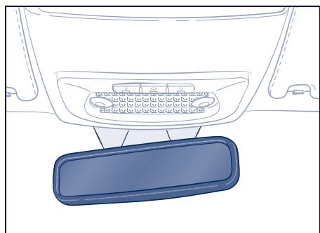 Maserati Quattroporte (2008-2012) - Rétroviseur interieur chromo-électrique (sur demande) - 1
