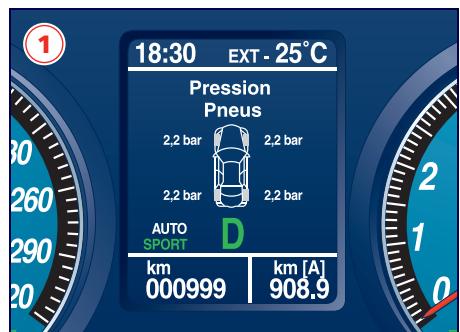 Maserati Quattroporte (2008-2012) - Page d'écran comport - 2