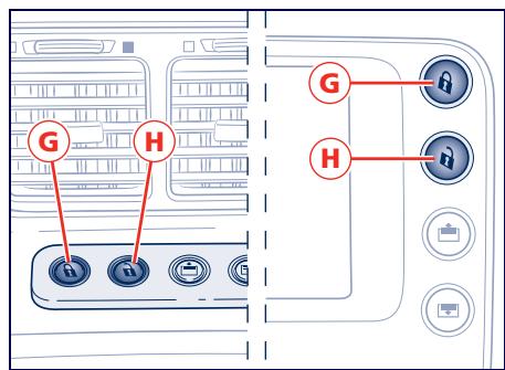 Maserati Quattroporte (2008-2012) - Dispositif de verrouillage des portes arrière (dispositif de sécurité pour enfants) - 2