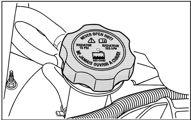 CHEVROLET Express (2008) - Comment ajouter du liquide de refroidissement au radiateur des moteurs à essence - 1