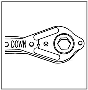 CHEVROLET Express (2008) - Dépose du pneu de secours et des outils - 4