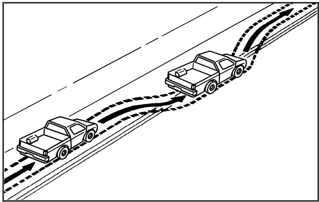 CHEVROLET Express (2008) - Contrôle d'un dérapage sur l'accotement - 1