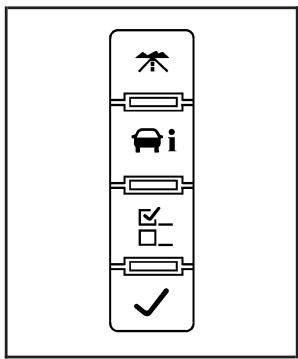 CHEVROLET Express (2008) - Boutons du centralisateur informatique de bord (CIB) - 1