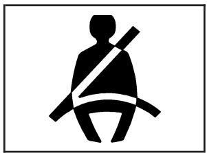 CHEVROLET Express (2008) - Rappels de ceinture de sécurité Témoin de rappel des ceintures de sécurité - 1