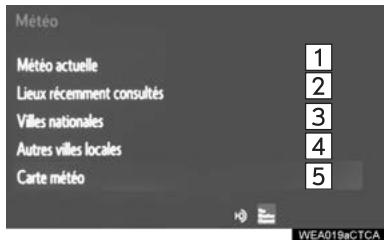 TOYOTA Tacoma N300 (2016) - Affichage des informations météo - 2