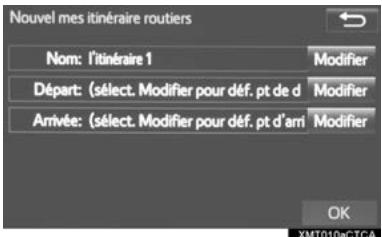 TOYOTA Tacoma N300 (2016) - Enregistrement des itinéraires personnels - 1