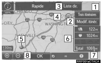 TOYOTA Tacoma N300 (2016) - Démarrage du guidage sur itinéraire - 1