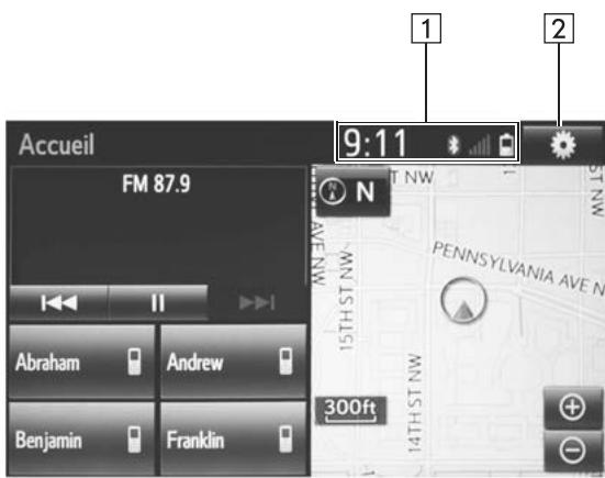 TOYOTA Tacoma N300 (2016) - Écran “accueil - 1