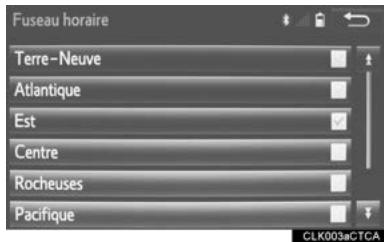 TOYOTA Tacoma N300 (2016) - Configuration du FUSEAU horaire - 1