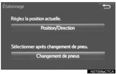 TOYOTA Tacoma N300 (2016) - Étalonnage de la position actuelle/après changement des PNEUS - 1