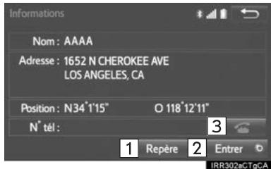 TOYOTA Tacoma N300 (2016) - Affichage d'informations sur l'icone désignee par le curseur - 2