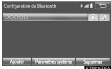 TOYOTA Tacoma N300 (2016) - Écran “configuration du bluetooth* - 1