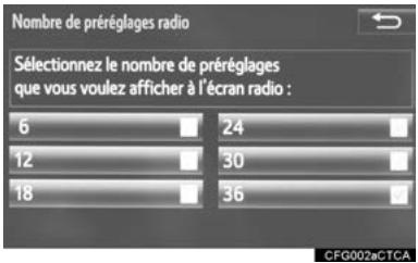 TOYOTA Tacoma N300 (2016) - Configuration du NOMBRE de préselections RADIO - 1
