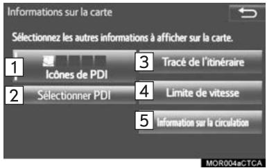 TOYOTA Tacoma N300 (2016) - Affichage des informations cartographques - 1