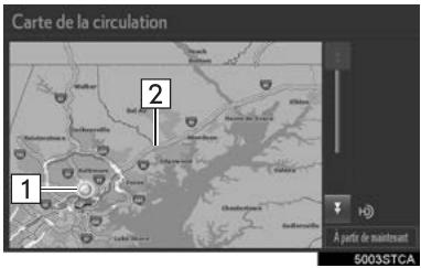 TOYOTA Tacoma N300 (2016) - Reception des informations cartographques d'infos-trafc* - 2