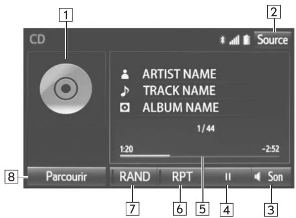 TOYOTA Tacoma N300 (2016) - Écran de commande - 1