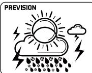 LA CROSSE TECHNOLOGY WS6818WHIBLA - ICONES DE PREVISION METEO - 1