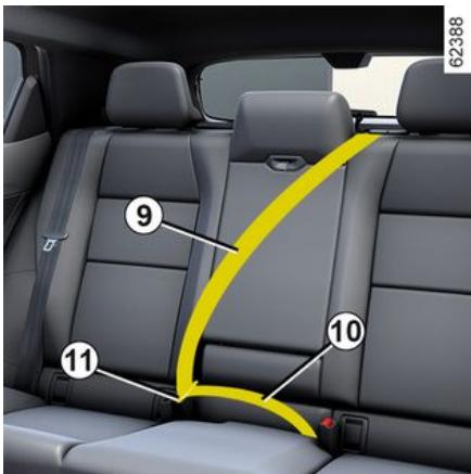 RENAULT Megane E-Tech 5 (2021) - Ceinture arrière centrale 9 - 1