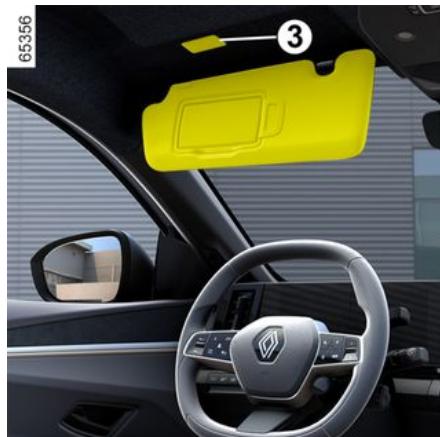 RENAULT Megane E-Tech 5 (2021) - Éclairesurs de miroirs de courtoisie 3 - 1