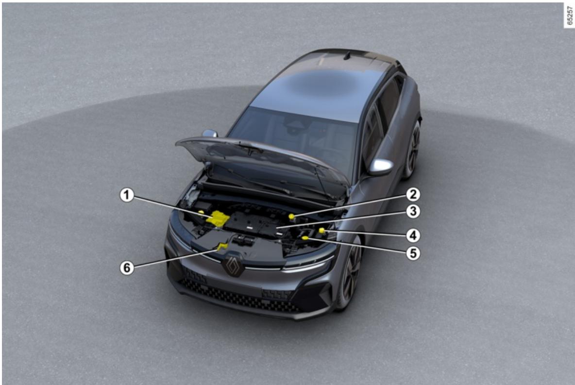 RENAULT Megane E-Tech 5 (2021) - LE COMPARTIMENT MOTEUR (ENTRETIEN COURANT) - 1