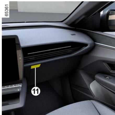 RENAULT Megane E-Tech 5 (2021) - Boite à gants - 1