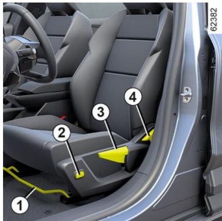 RENAULT Megane E-Tech 5 (2021) - Pour avancer ou reculer le siège - 1