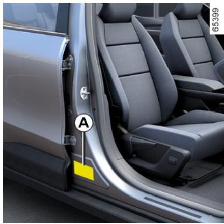 RENAULT Megane E-Tech 5 (2021) - PLAQUES D'IDENTIFICATION VEHICULE - 1