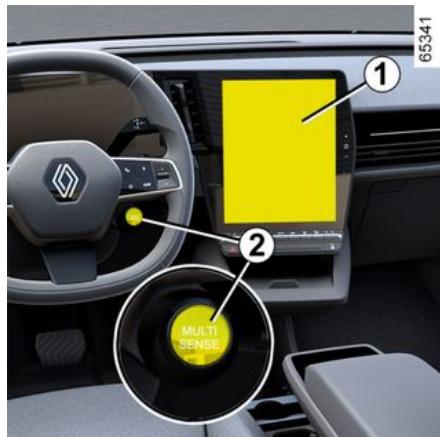 RENAULT Megane E-Tech 5 (2021) - Accès au menu - 1