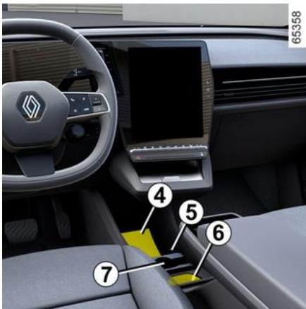 RENAULT Megane E-Tech 5 (2021) - Vide-POCHES de console centrale 4 - 1