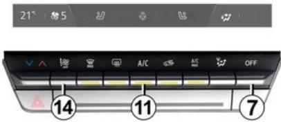 RENAULT Megane E-Tech 5 (2021) - Mise en service ou arrêt de l'air conditionné - 1