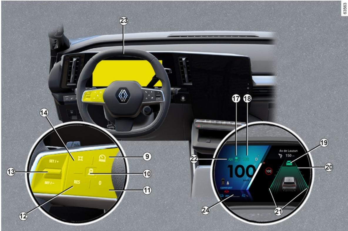 RENAULT Megane E-Tech 5 (2021) - Commands - 1