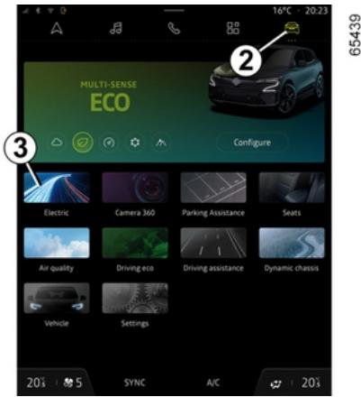 RENAULT Megane E-Tech 5 (2021) - Programmation du conditionnement d'air - 2