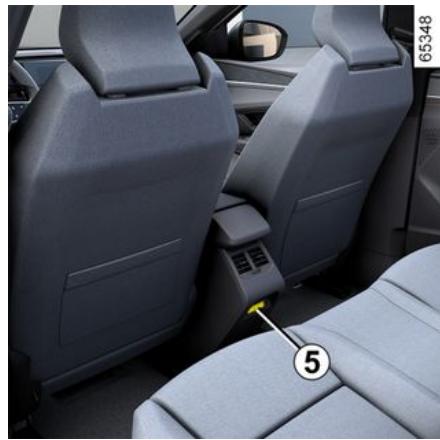 RENAULT Megane E-Tech 5 (2021) - Prises multimédia « USB-C » - 1