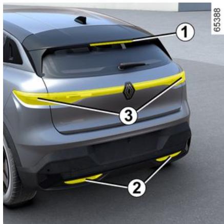 RENAULT Megane E-Tech 5 (2021) - Troisième feu stop à LED 1 - 1