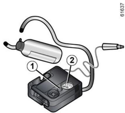 RENAULT Megane E-Tech 5 (2021) - KIT DE GONFLAGE DES PNEUMATIQUES - 2