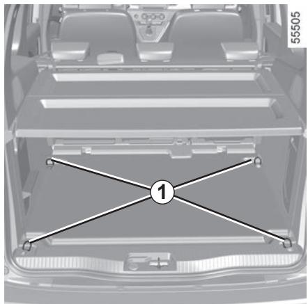 RENAULT Kangoo E-TECH ELECTRIQUE (2021-2024) - RANGEMENTS, AMÉNAGEMENTS COFFRE À BAGAGES - 1