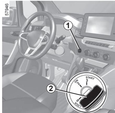 RENAULT Kangoo E-TECH ELECTRIQUE (2021-2024) - Serrage manuel du frein de parking assisté - 1