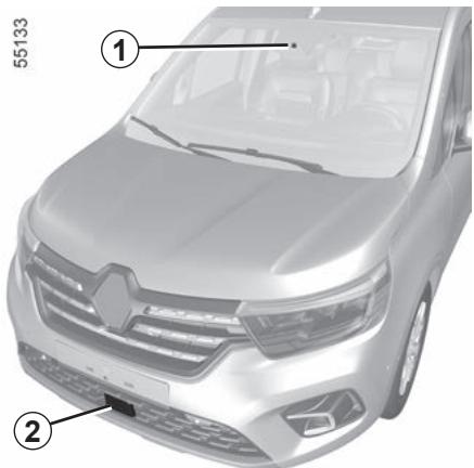 RENAULT Kangoo E-TECH ELECTRIQUE (2021-2024) - ALERTE DISTANCES DE SECURITE (1/4) - 1