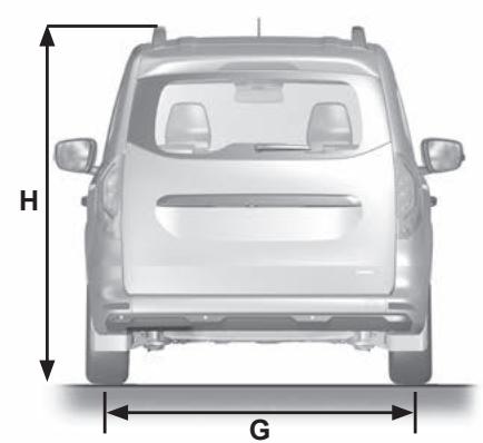 RENAULT Kangoo E-TECH ELECTRIQUE (2021-2024) - DIMENSIONS (en mètres) (1/2) - 3