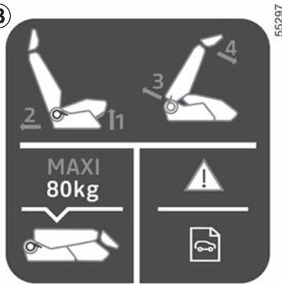 RENAULT Kangoo E-TECH ELECTRIQUE (2021-2024) - Position plancher plat version break - 3
