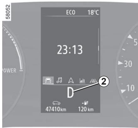 RENAULT Kangoo E-TECH ELECTRIQUE (2021-2024) - Levier de selection 1 - 2