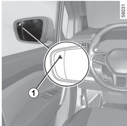 RENAULT Kangoo E-TECH ELECTRIQUE (2021-2024) - AVERTISSEUR D'ANGLE MORT (1/10) - 1
