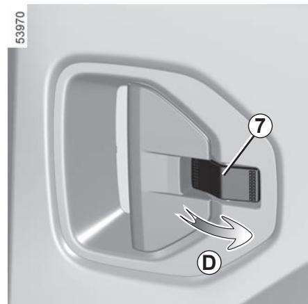 RENAULT Kangoo E-TECH ELECTRIQUE (2021-2024) - Déverrouillage manuel - 1