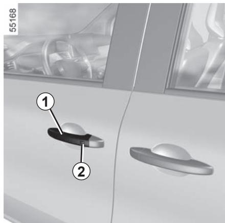 RENAULT Kangoo E-TECH ELECTRIQUE (2021-2024) - CARTE « MAINS LIBRES » : utilisation (3/11) - 2
