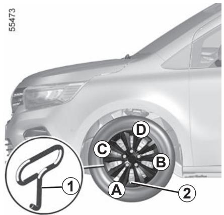 RENAULT Kangoo E-TECH ELECTRIQUE (2021-2024) - ENJOLIVEUR - ROUE - 1