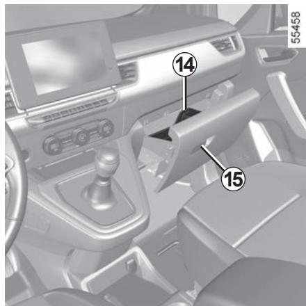 RENAULT Kangoo E-TECH ELECTRIQUE (2021-2024) - Rangement supérieur dcabine avant 13 - 2