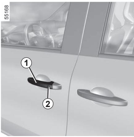 RENAULT Kangoo E-TECH ELECTRIQUE (2021-2024) - CARTE « MAINS LIBRES » : utilisation (4/11) - 1