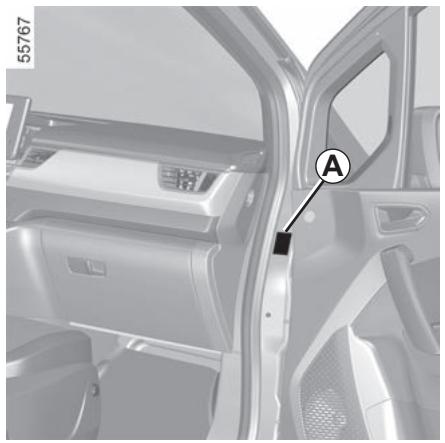 RENAULT Kangoo E-TECH ELECTRIQUE (2021-2024) - PLAQUES D'IDENTIFICATION VEHICULE - 1