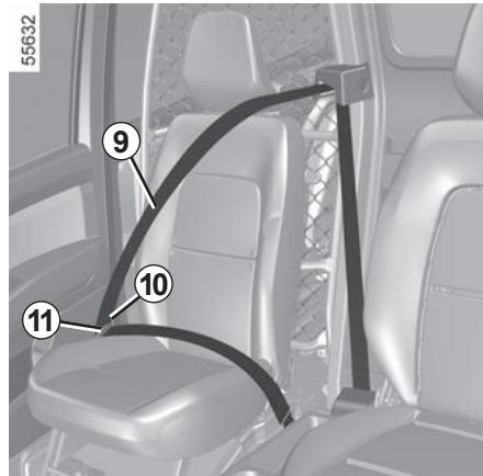 RENAULT Kangoo E-TECH ELECTRIQUE (2021-2024) - Réglage en hauteur des ceintures avant - 1