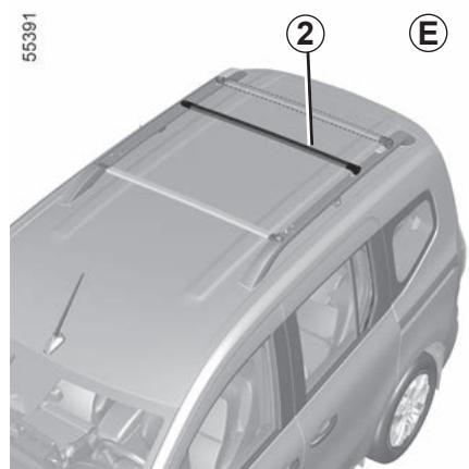 RENAULT Kangoo E-TECH ELECTRIQUE (2021-2024) - Pour faire coulisser la barre - 1